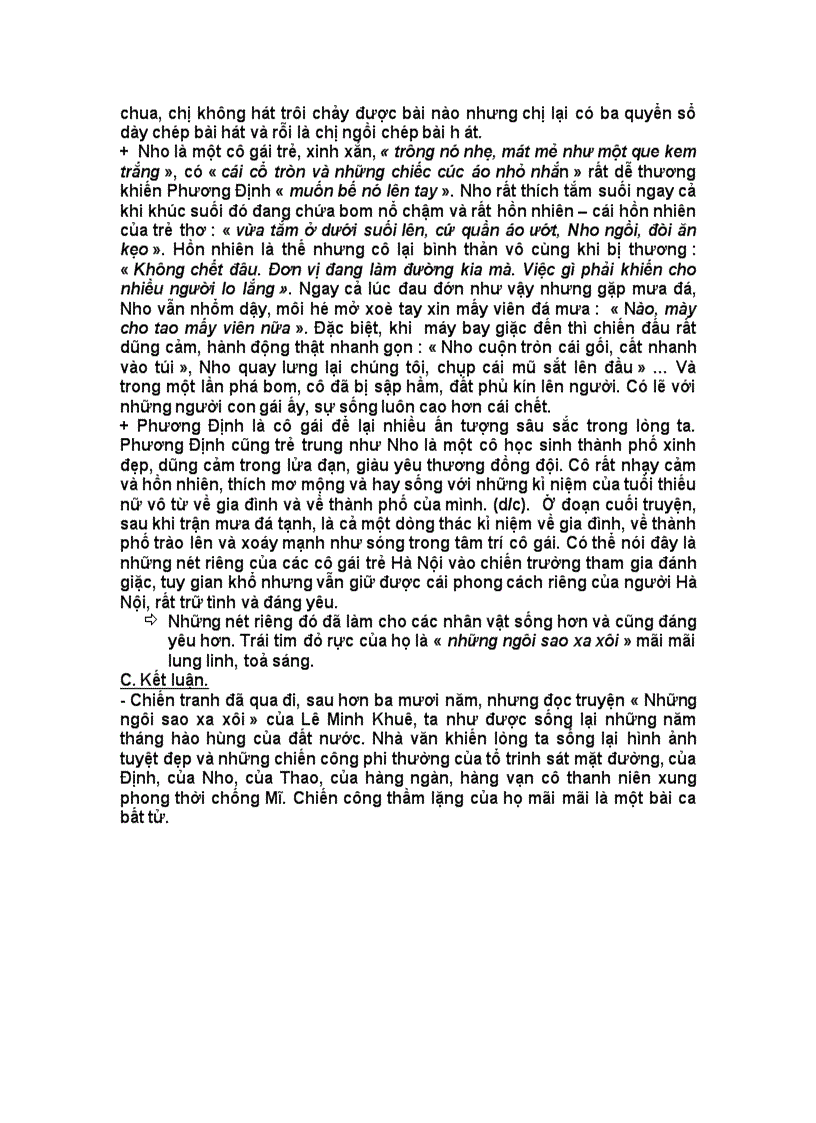 image for page Ôn luyện Ngữ văn 9 vào 10 Những ngôi sao xa xôi