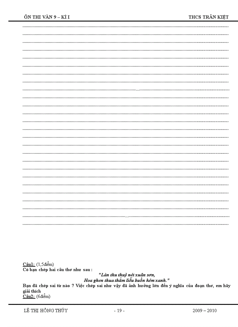 image for page Ôn tập hk i