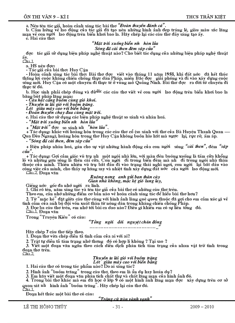 image for page Ôn tập hk i