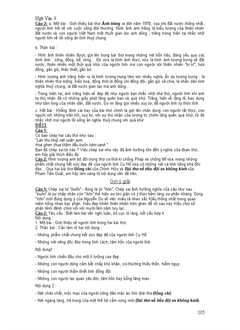 image for page Ôn tập ngữ văn 9 hk2