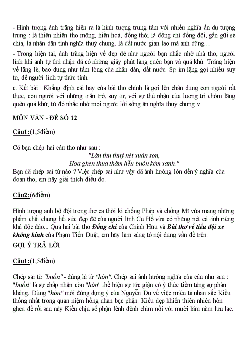 image for page Ôn tập ngữ văn 9 Rất chi tiết