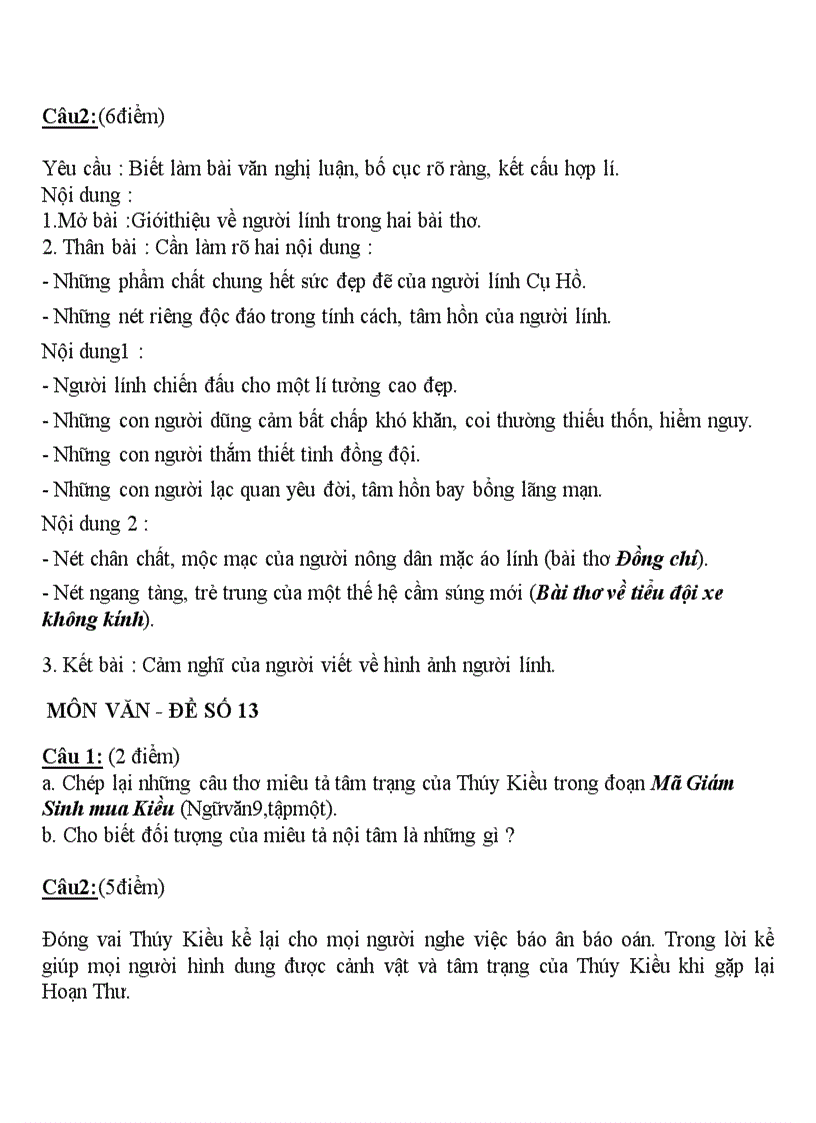 image for page Ôn tập ngữ văn 9 Rất chi tiết