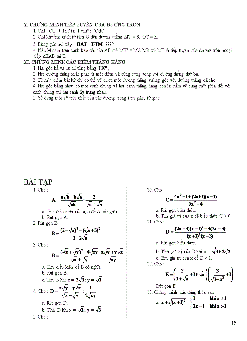 image for page Ôn tập toán lớp 9