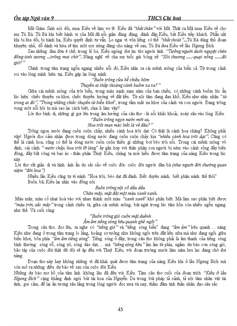 image for page Ôn tập văn 9 Cực hay