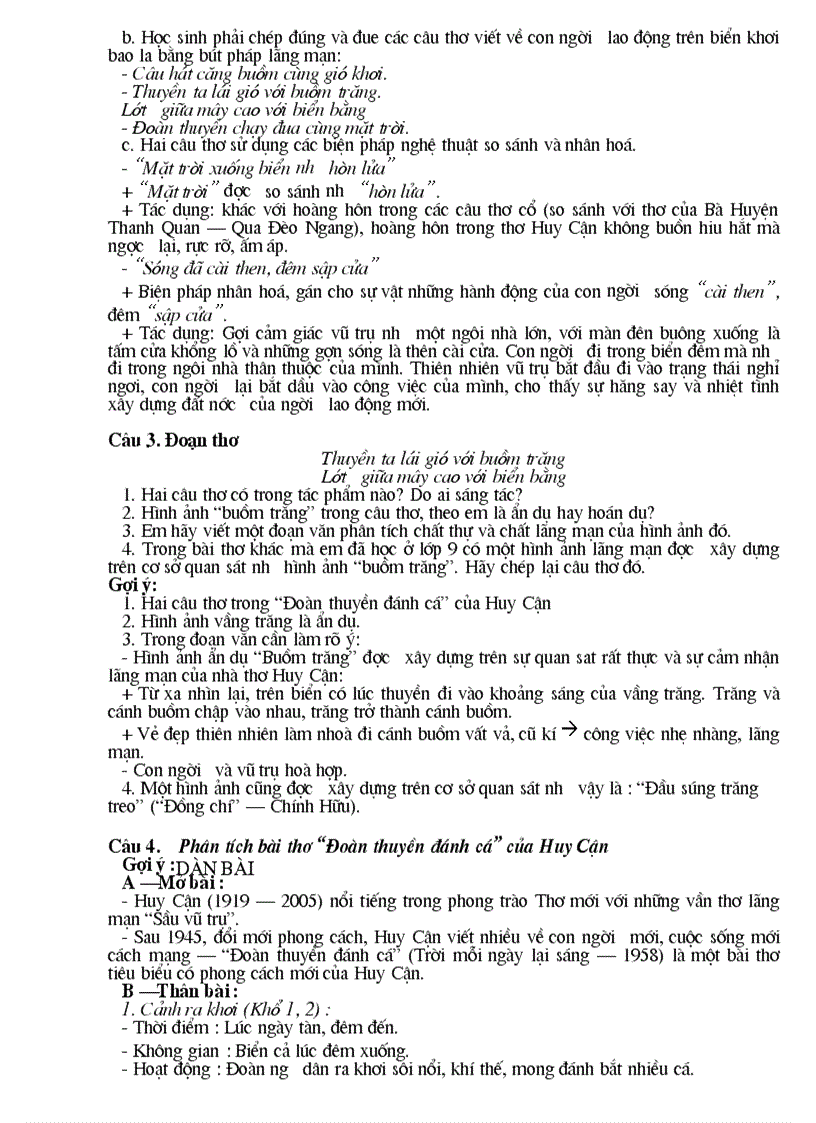 image for page Ôn thi vào 10 thơ hiện đại