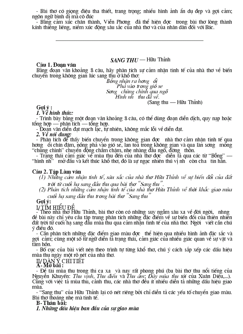 image for page Ôn thi vào 10 thơ hiện đại