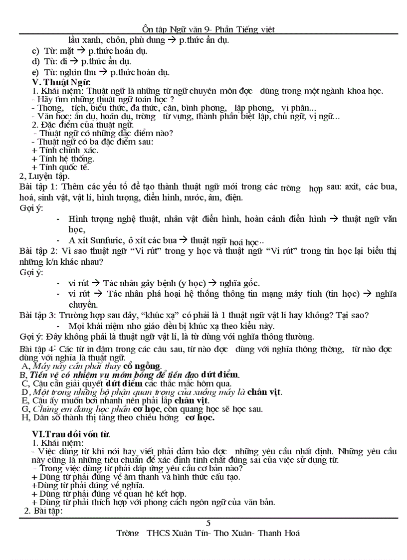 image for page Ôn vào 10 Phần Tiếng Việt