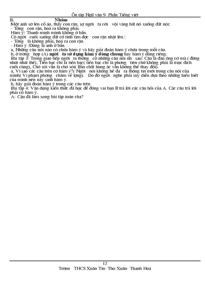 image for page Ôn vào 10 Phần Tiếng Việt