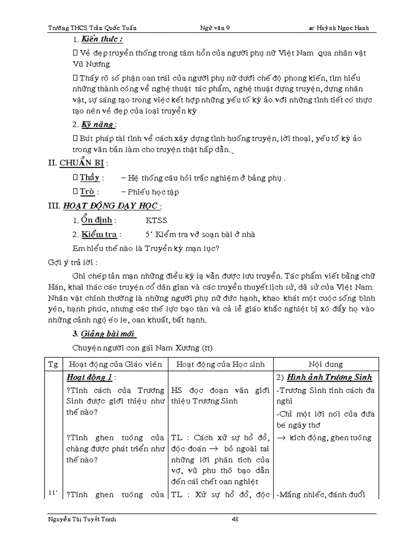 image for page Phân phối chương trình Ngữ văn9