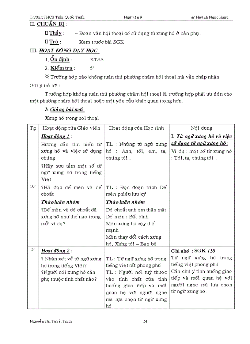 image for page Phân phối chương trình Ngữ văn9