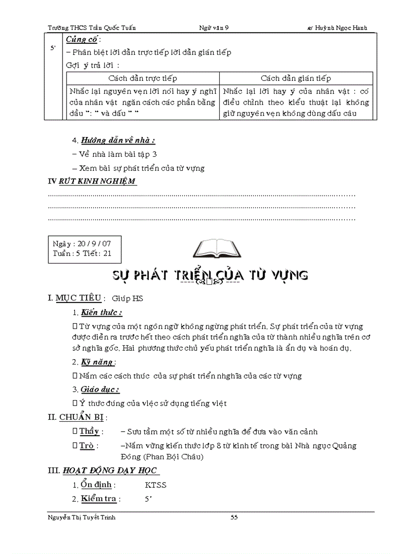 image for page Phân phối chương trình Ngữ văn9