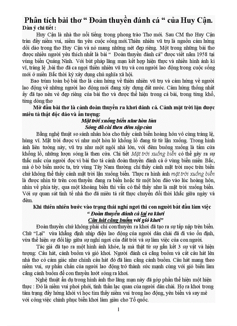 image for page Phan tich bai tho Doan thuyen danh ca