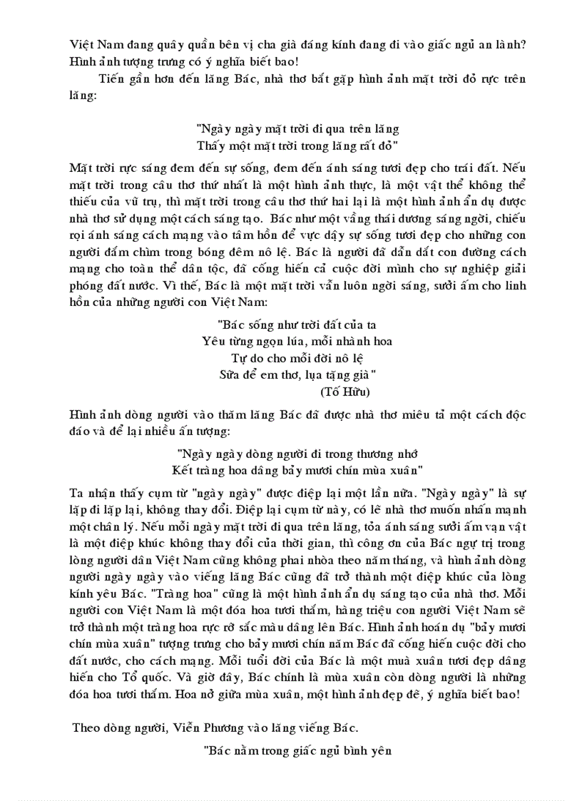 image for page Phân tích bài viếng lăng bác