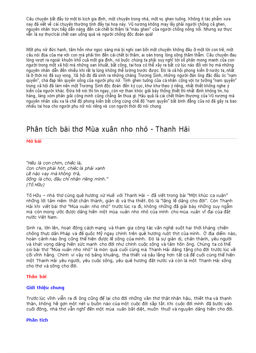 image for page Phân tích một số bài văn hay 9