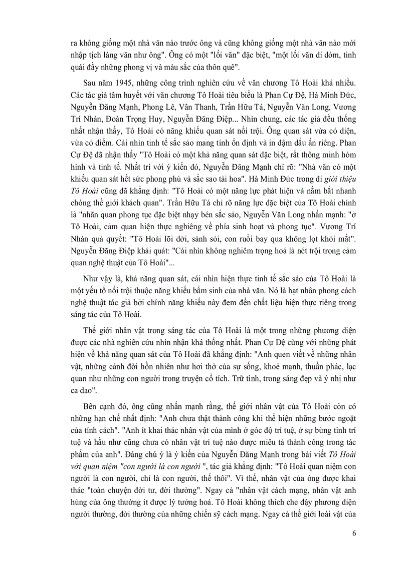 image for page Phong cách nghệ thuật Tô Hoài