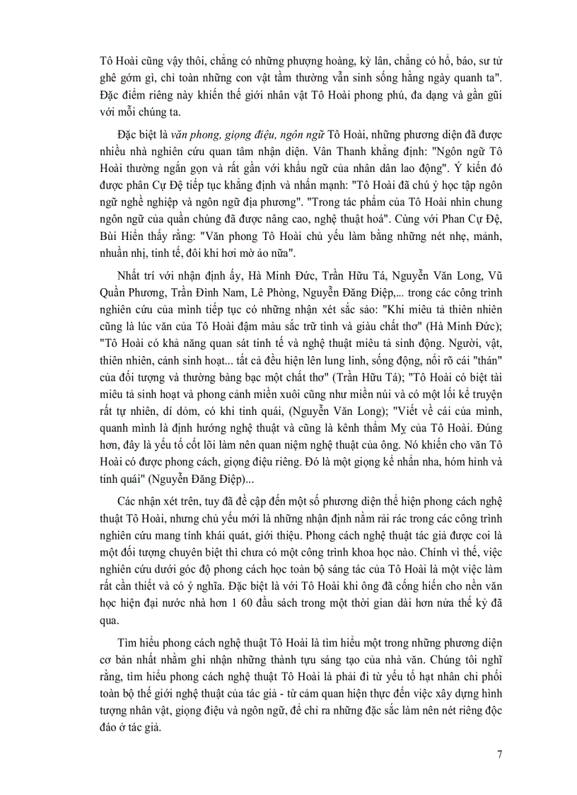 image for page Phong cách nghệ thuật Tô Hoài