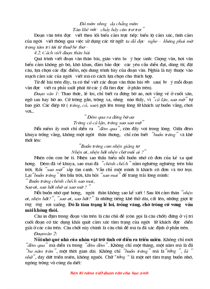 image for page Ren ki nang viet doan van cho hoc sinhTHCS doc