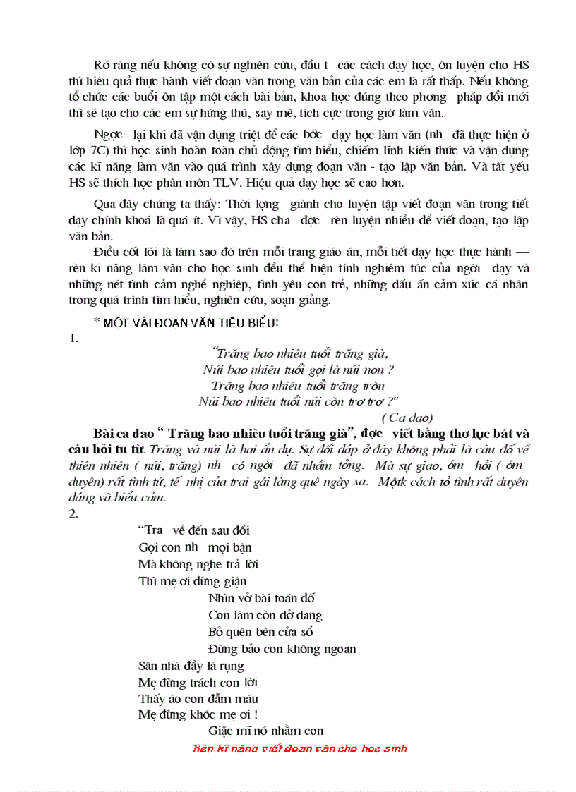 image for page Ren ki nang viet doan van cho hoc sinhTHCS doc