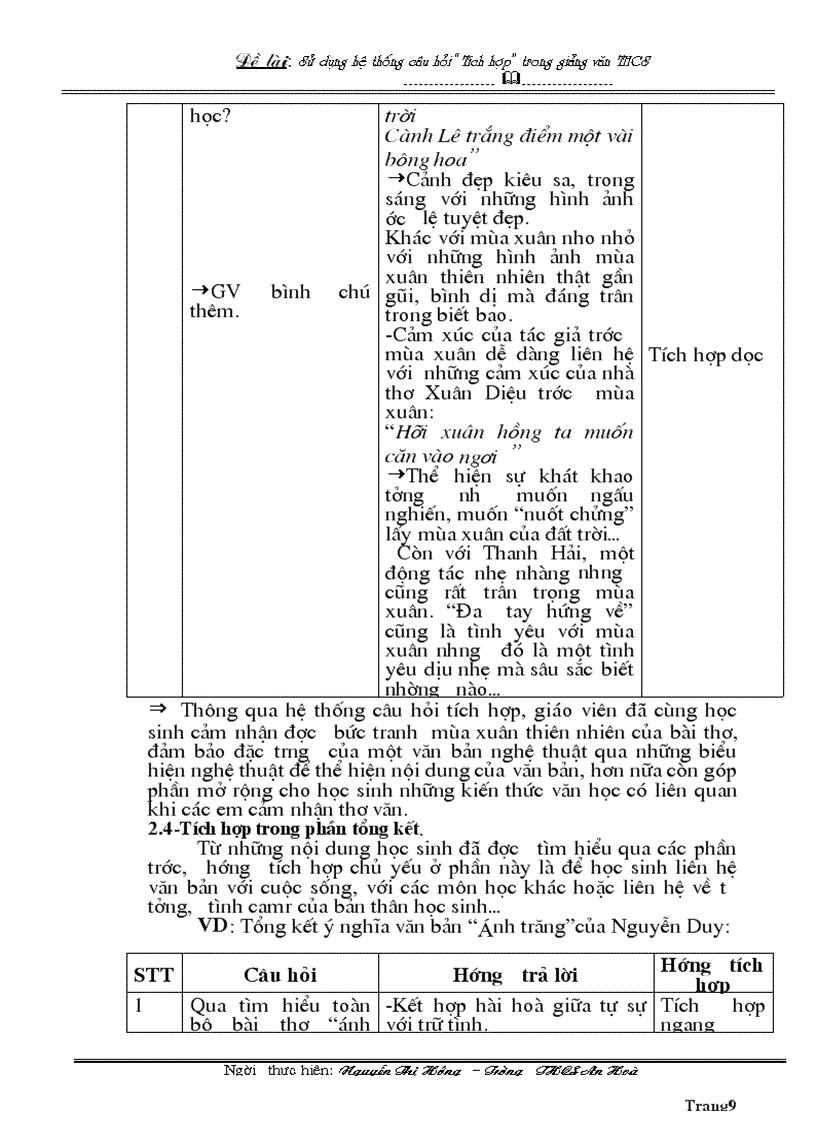 image for page Sáng kiến kinh nghiệm Ngữ Văn 9 Hải Phòng