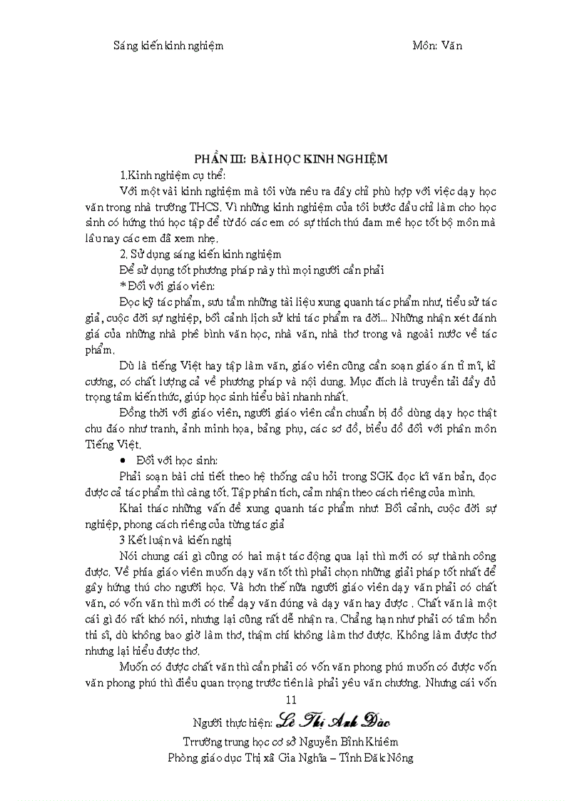 image for page Skkn để dạy tốt và học tốt môn ngữ văn