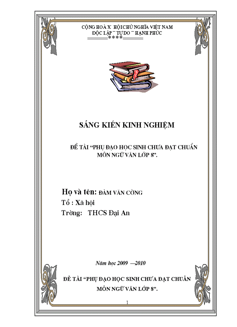 image for page SKKN HS chưc đạt chuẩn