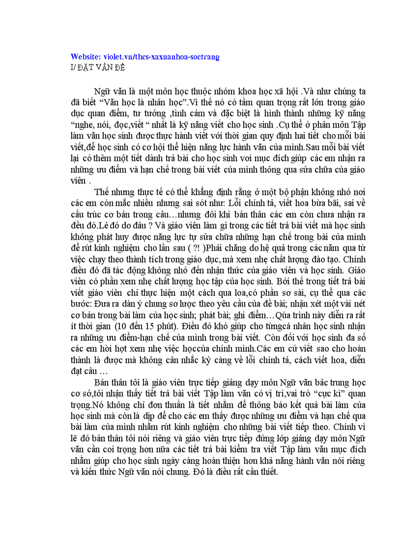 image for page SKKN Ngữ Văn hay