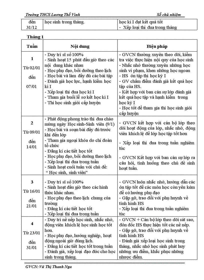 image for page Sổ chủ nhiệm lớp 9a3