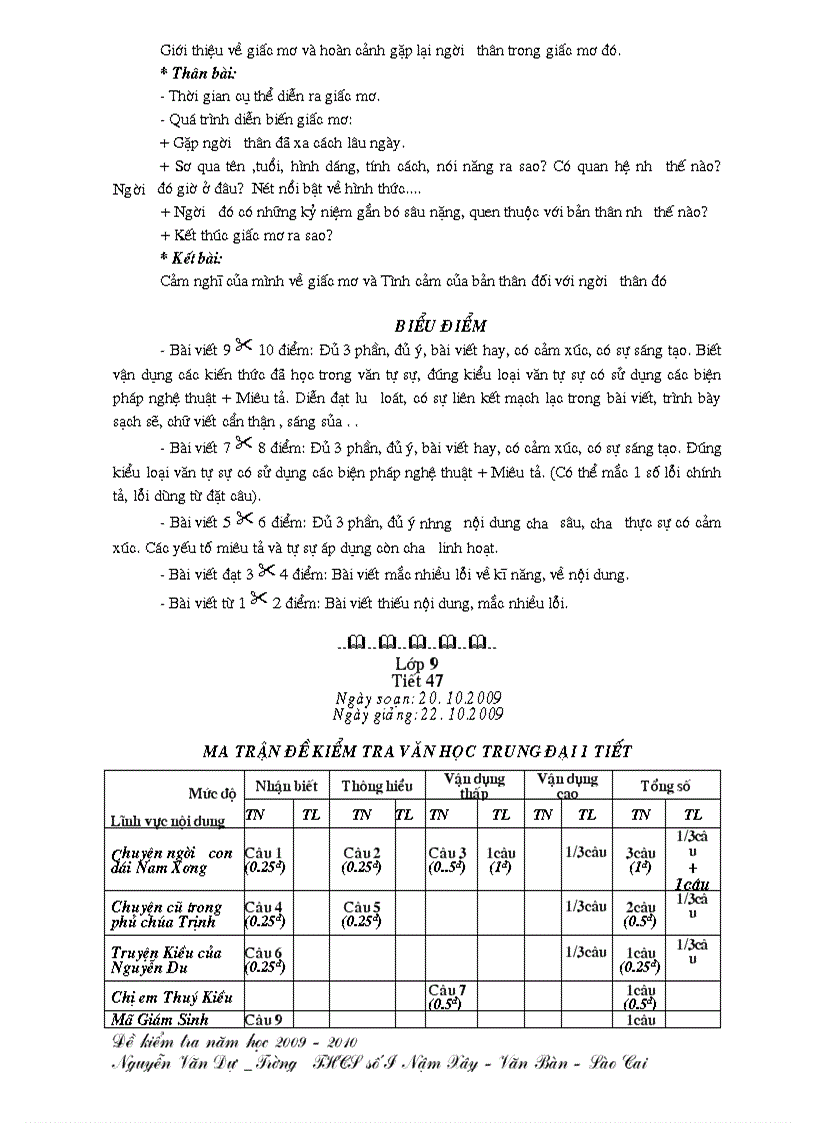 Sổ đề kiểm tra