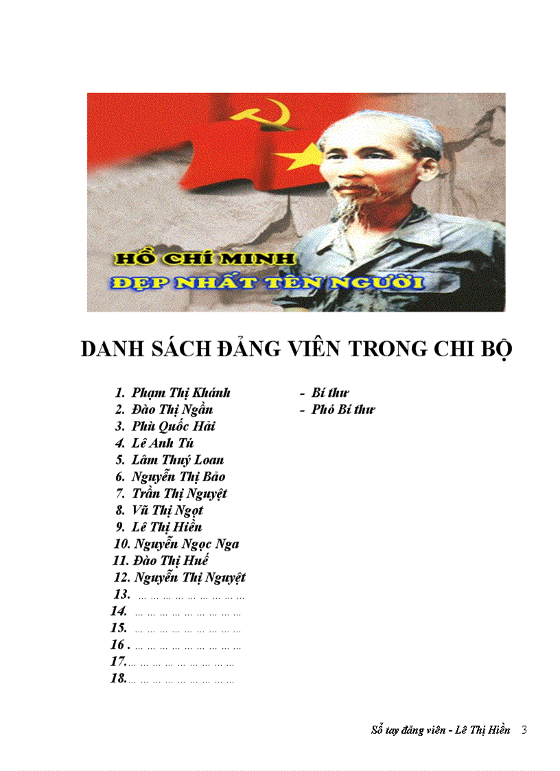 image for page Sổ tay đảng viên