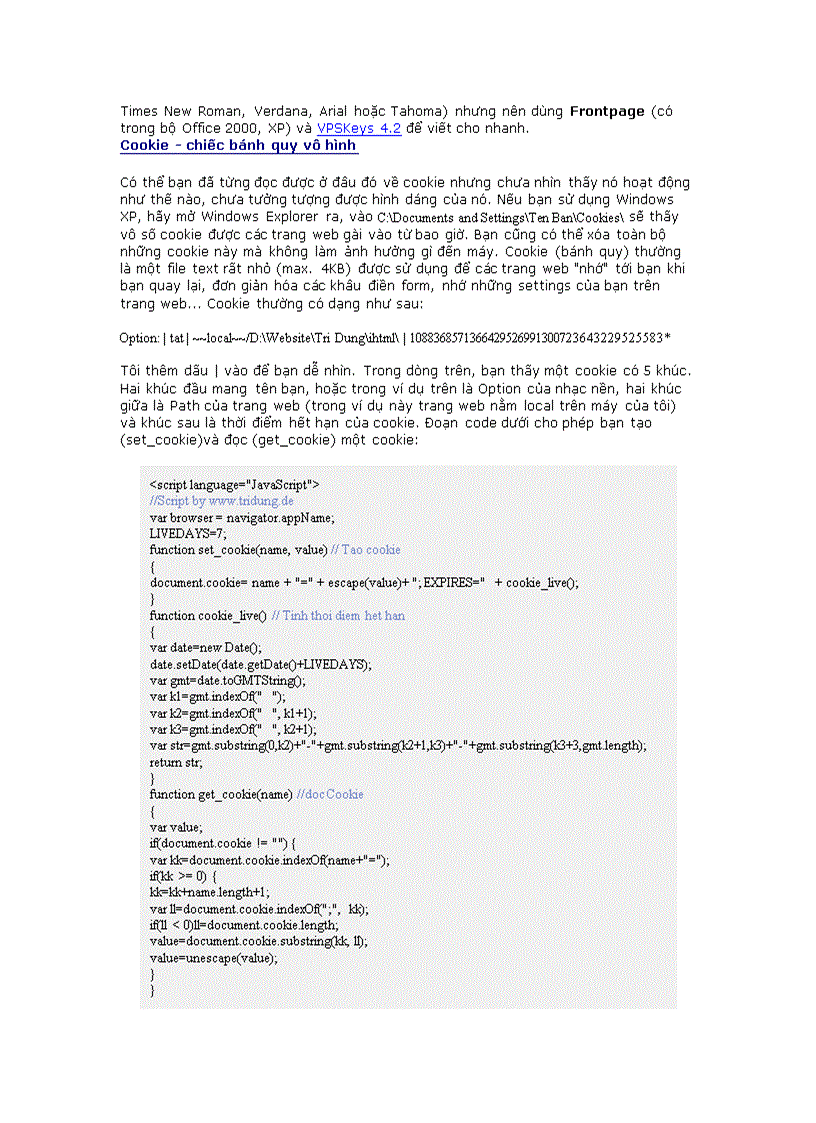 image for page Tài liệu html