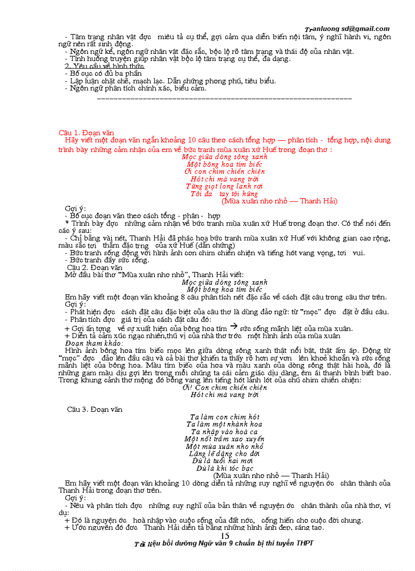 image for page Tài liệu hướng dẫn ôn tập Ngữ Văn lớp 9