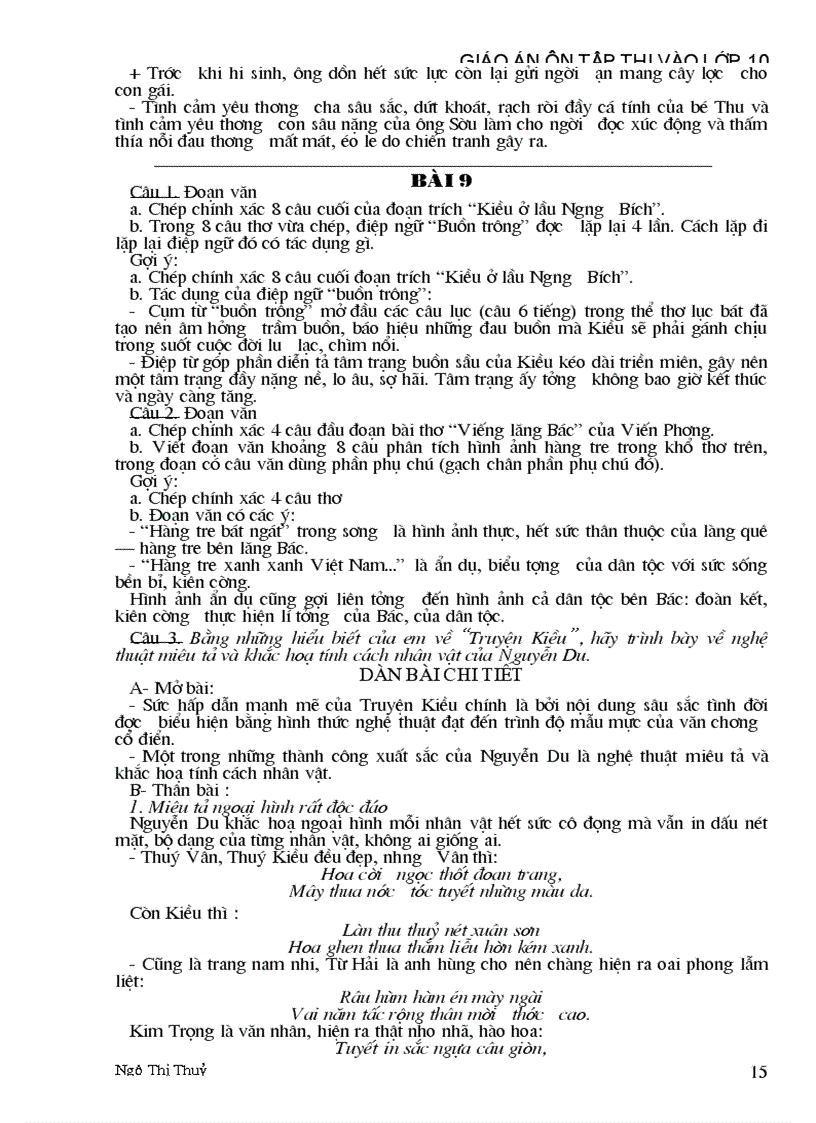 image for page Tài liêu ôn tập ngữ văn 7 chi tiết