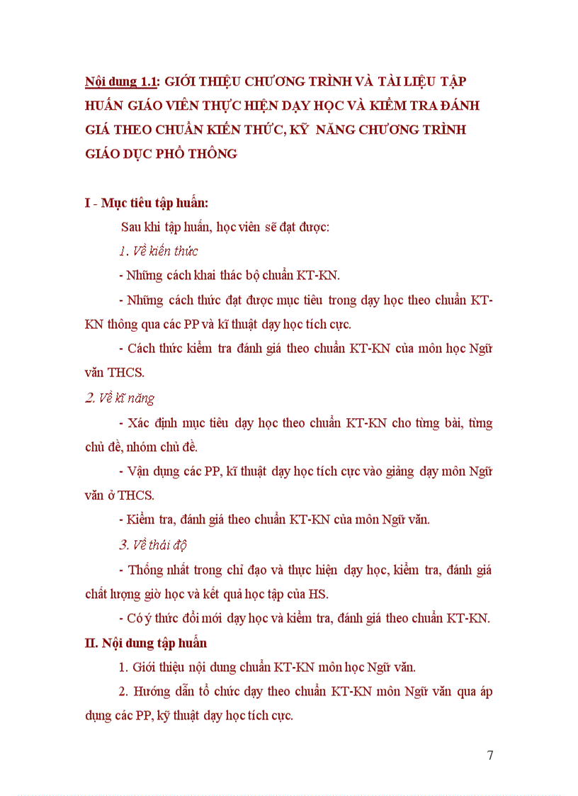 image for page Tài liệu tập huấn giáo viên biên soạn Ma trận đề kiểm tra môn Ngữ văn cấp THCS