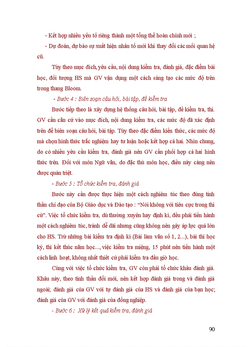 image for page Tài liệu tập huấn giáo viên biên soạn Ma trận đề kiểm tra môn Ngữ văn cấp THCS