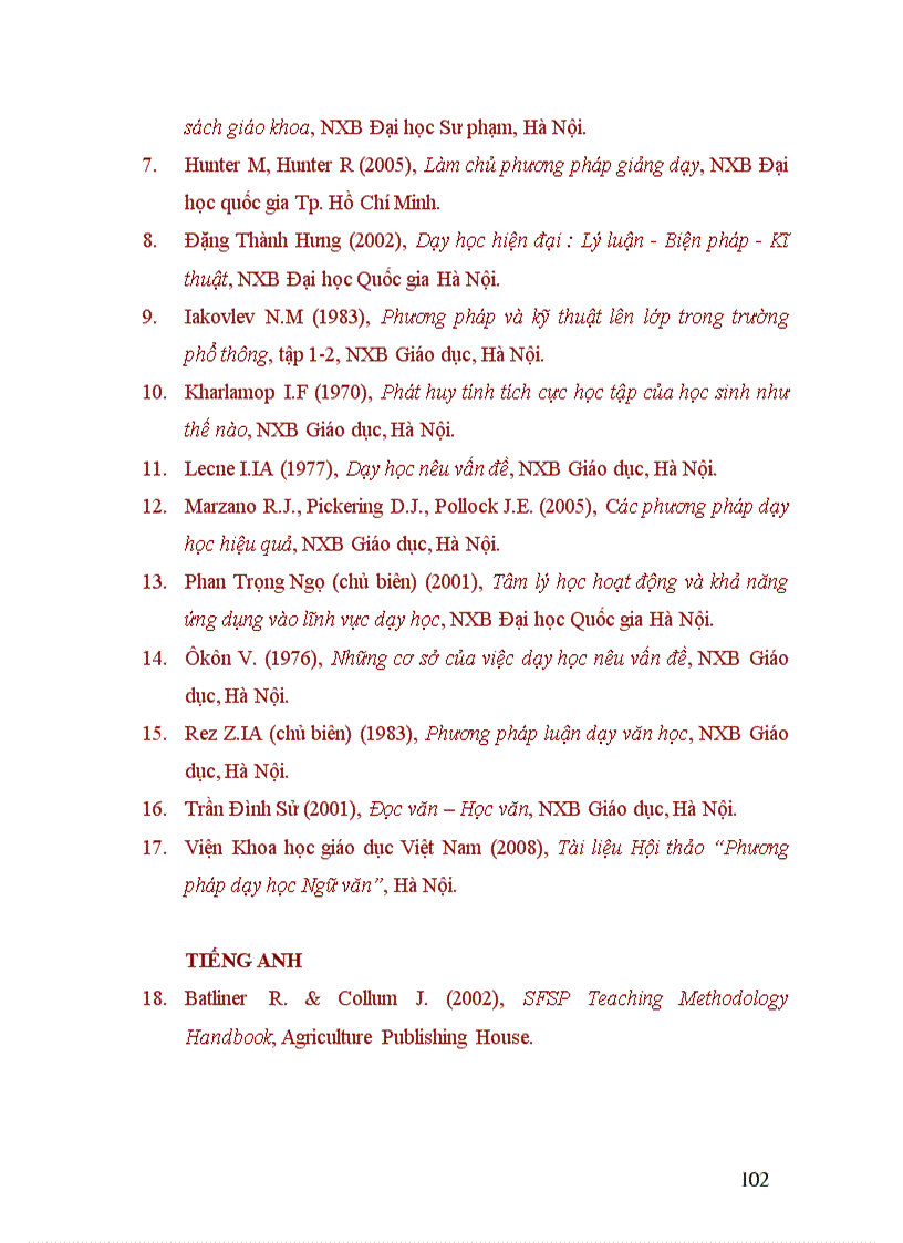 image for page Tài liệu tập huấn giáo viên biên soạn Ma trận đề kiểm tra môn Ngữ văn cấp THCS