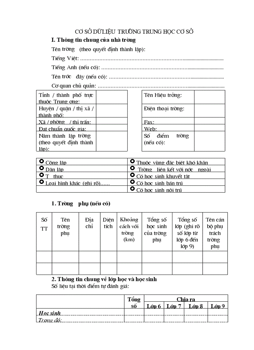 image for page Tài liệu tự đanh giá THCS