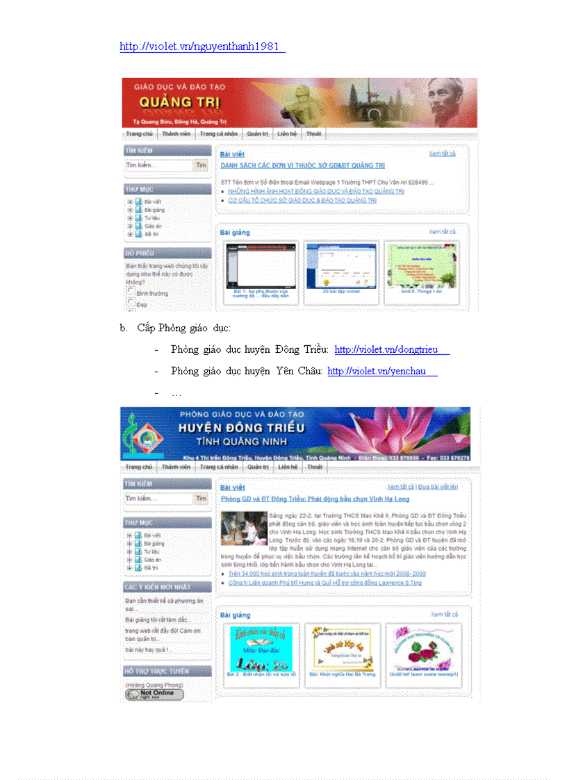 image for page Tạo Web trên violet toàn tập