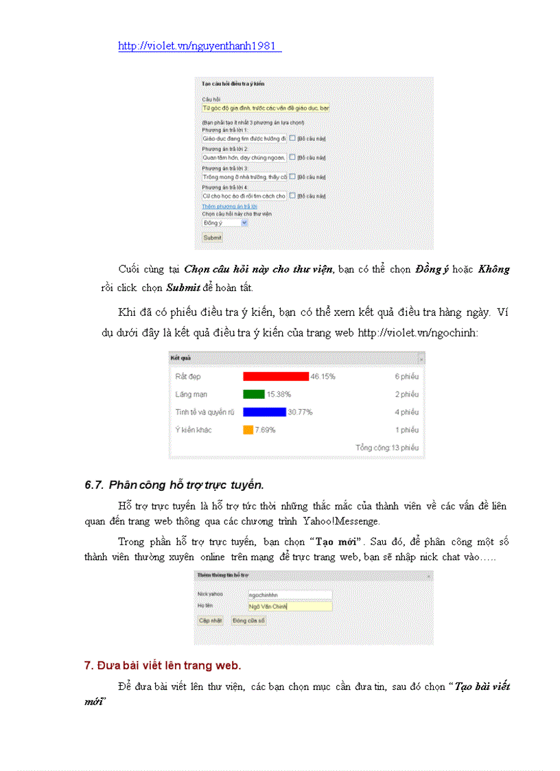 image for page Tạo Web trên violet toàn tập