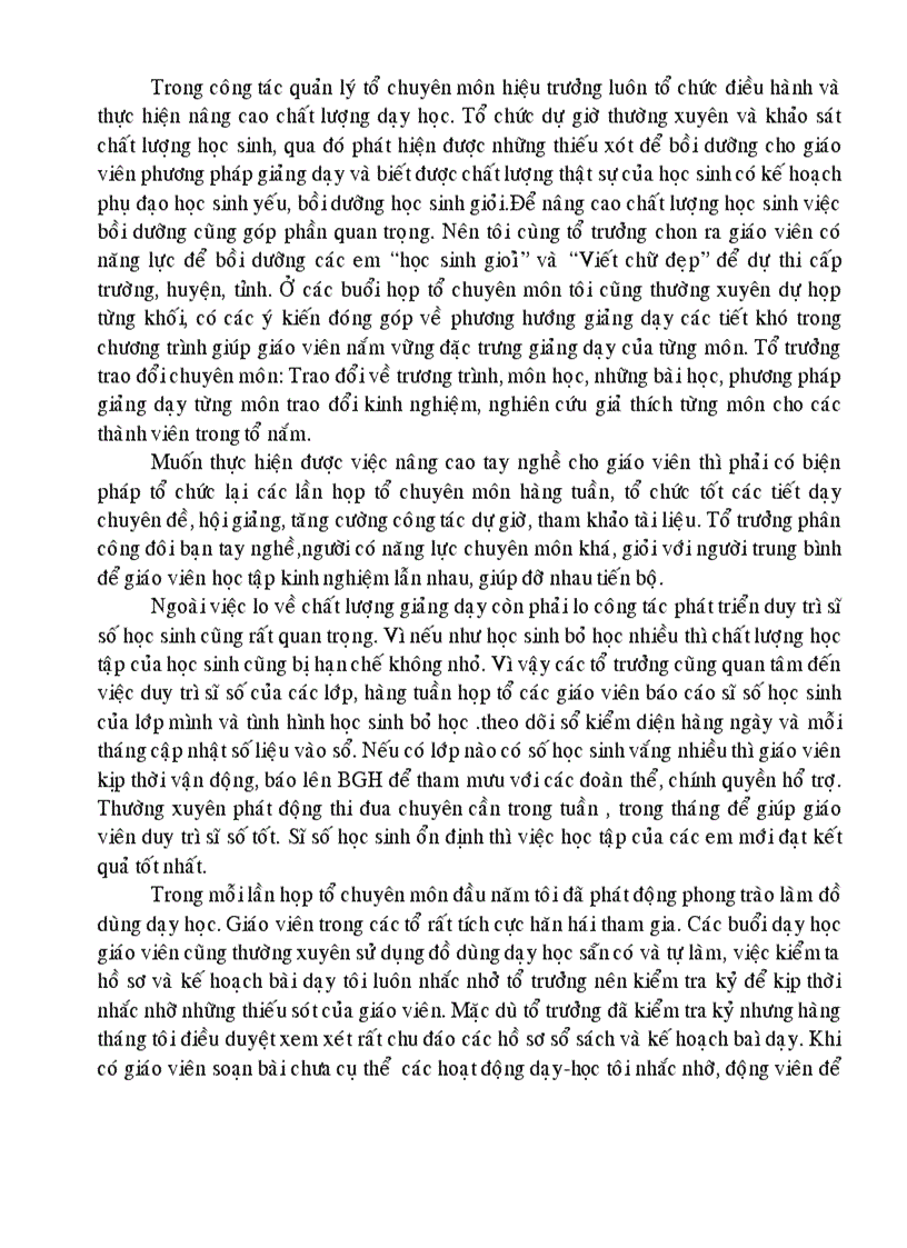 image for page Tham luận công tác quản lý chuyên môn