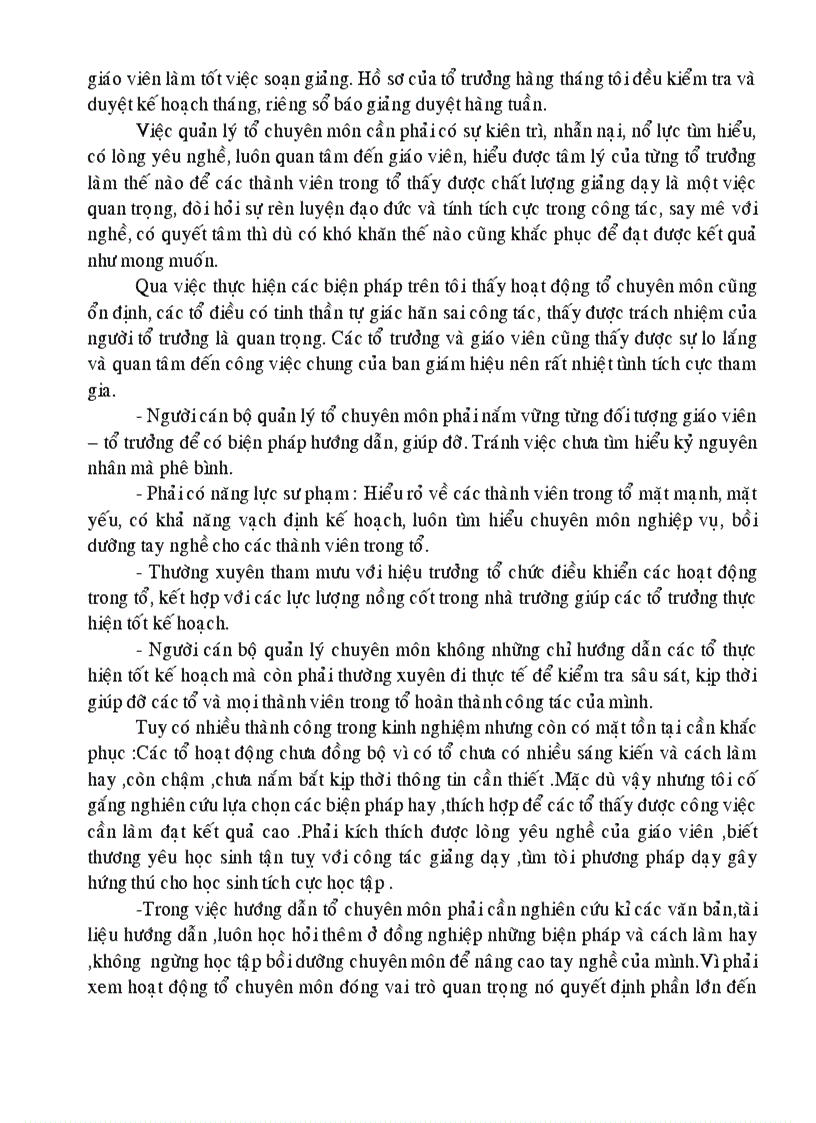 image for page Tham luận công tác quản lý chuyên môn