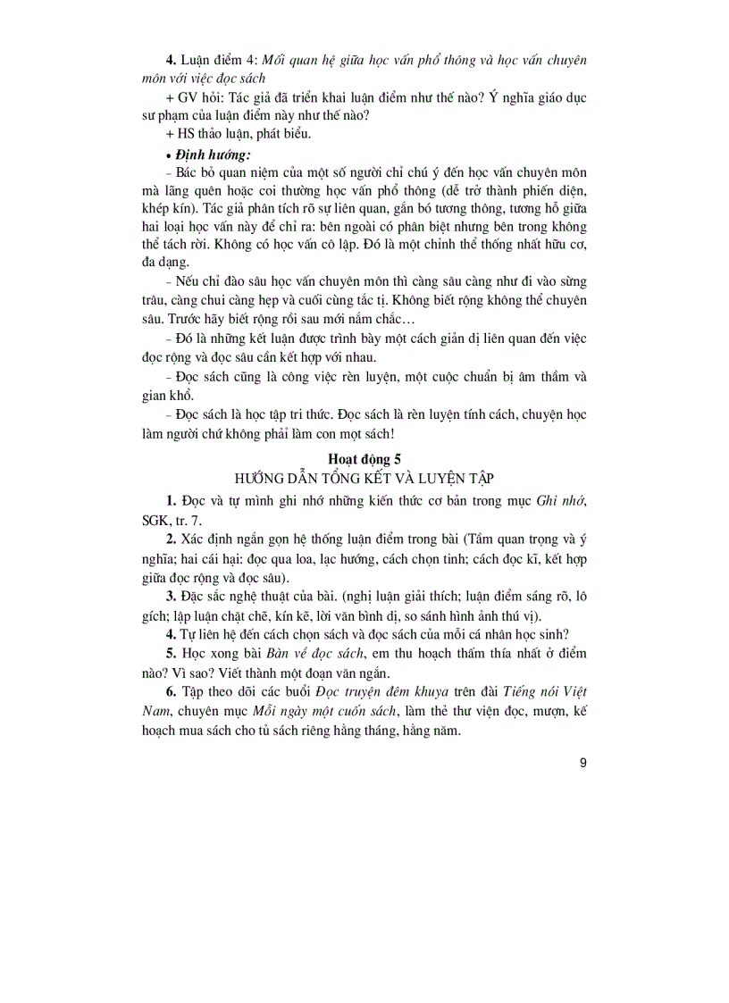 image for page Thiết kế bài giảng Văn 9 tập 2