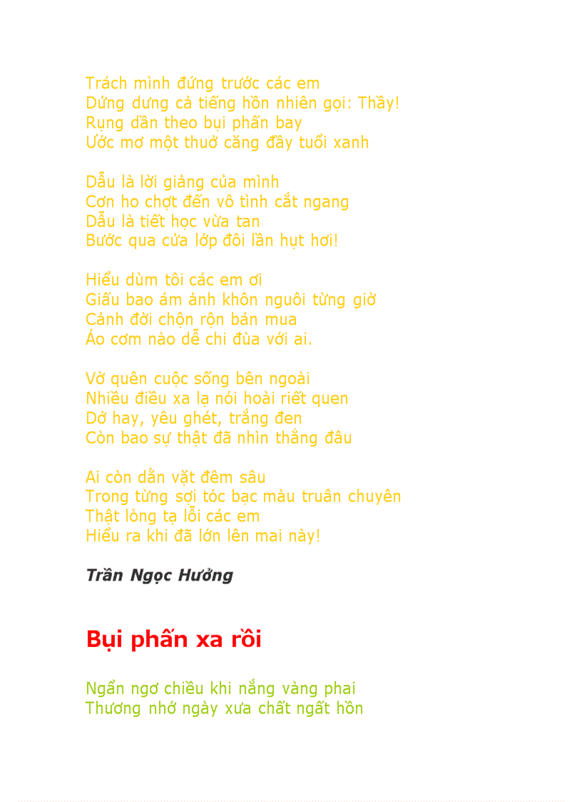 image for page Thơ về ngày Nhà giáo Việt Nam 20 11