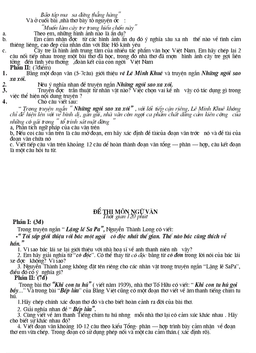 image for page Thuyết minh về các tác giả văn học