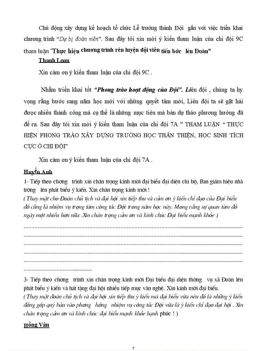 image for page Tiên trinh đại hội liên đội 2009 2010