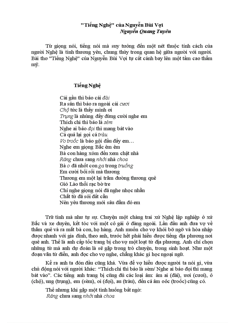 image for page Tiếng Nghệ
