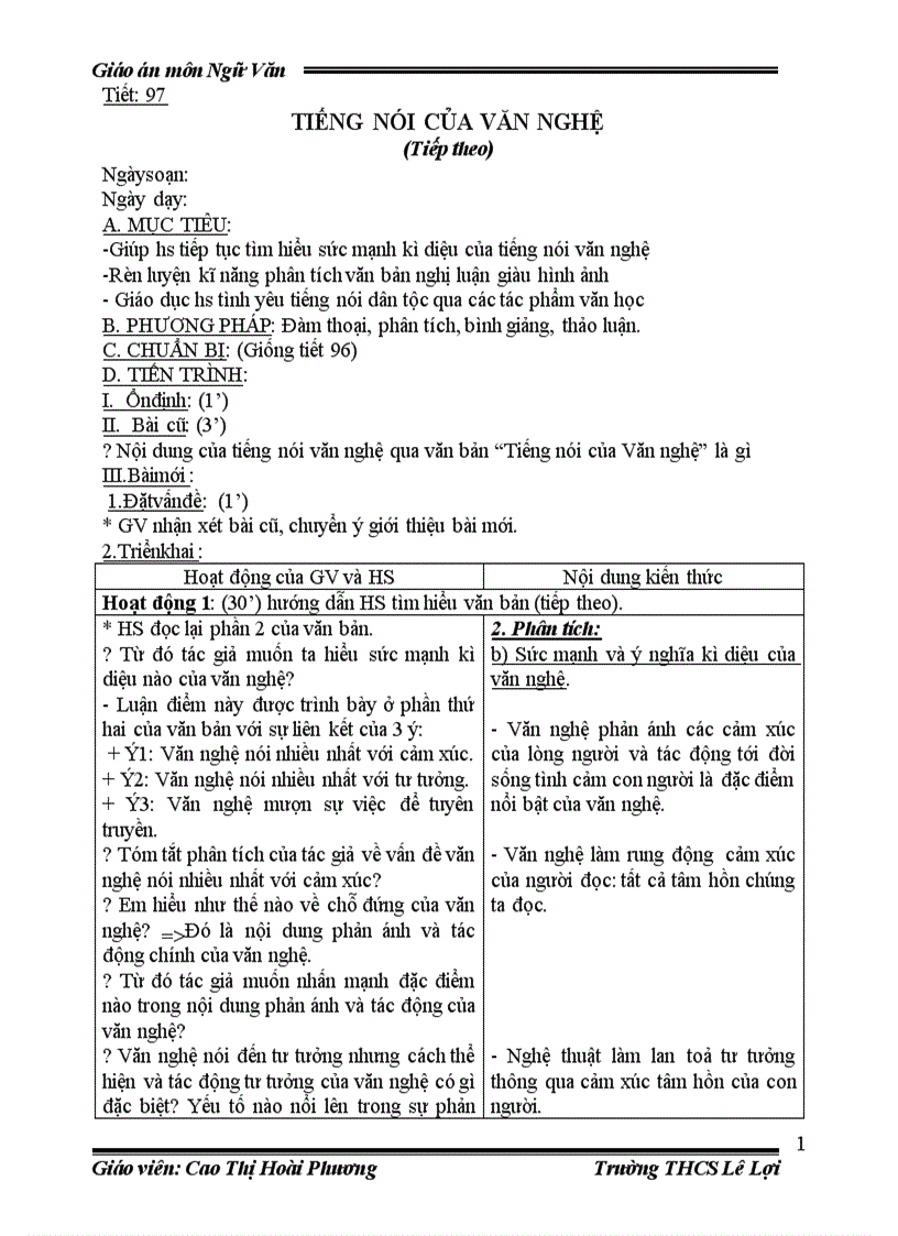 image for page Tiếng nói của văn nghệ tiết 97