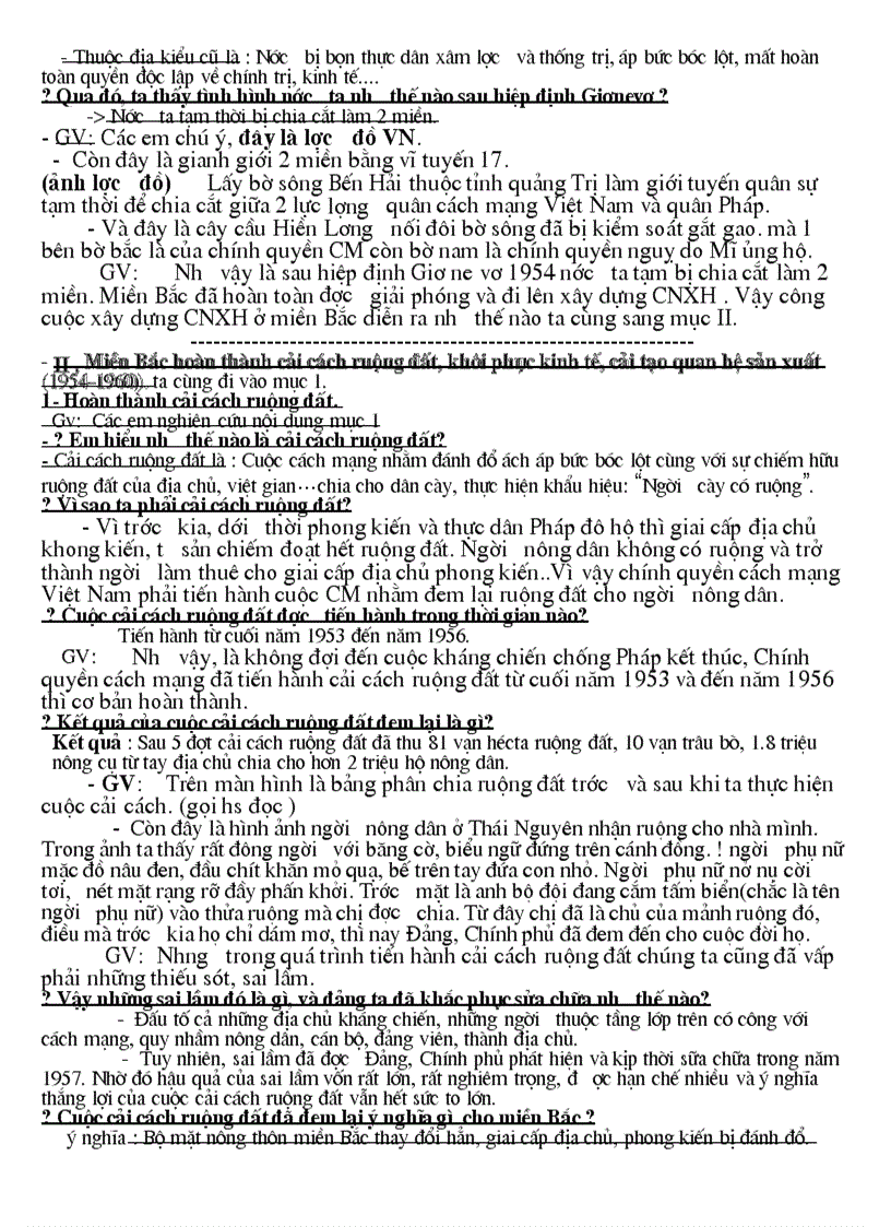 image for page Tiết 38 bài 28 Xây dựng CNXH ở miền Bắc đấu tranh chống đế quốc Mĩ và chính quyền Sài Gòn ở miền Nam