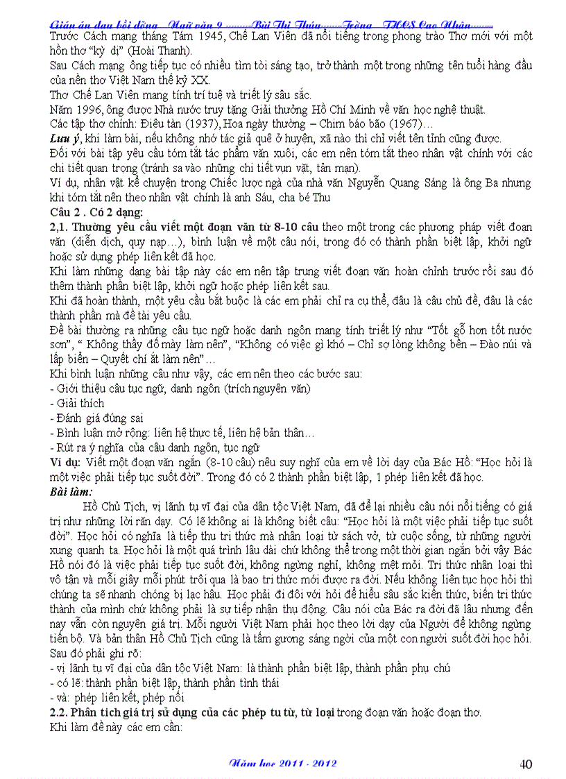 image for page Tiet 84 ôn tập TLV