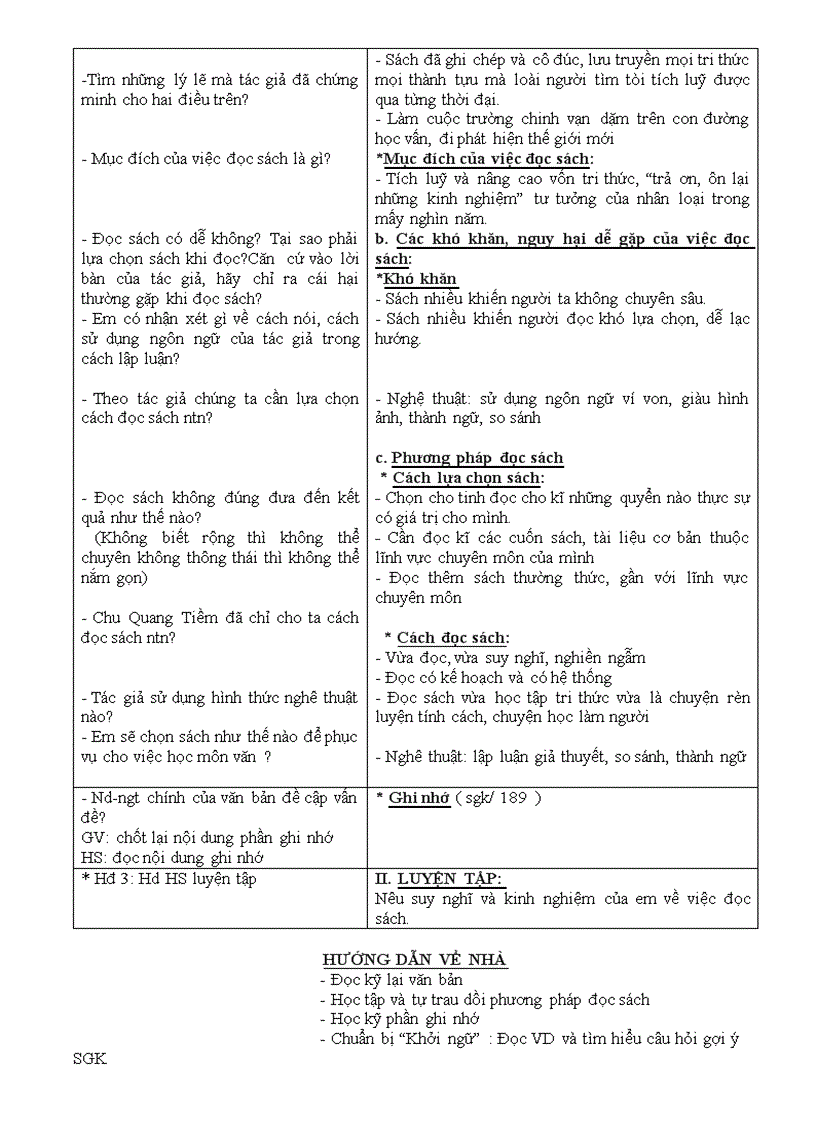 image for page Tiết 91 92 Bàn về đọc sách