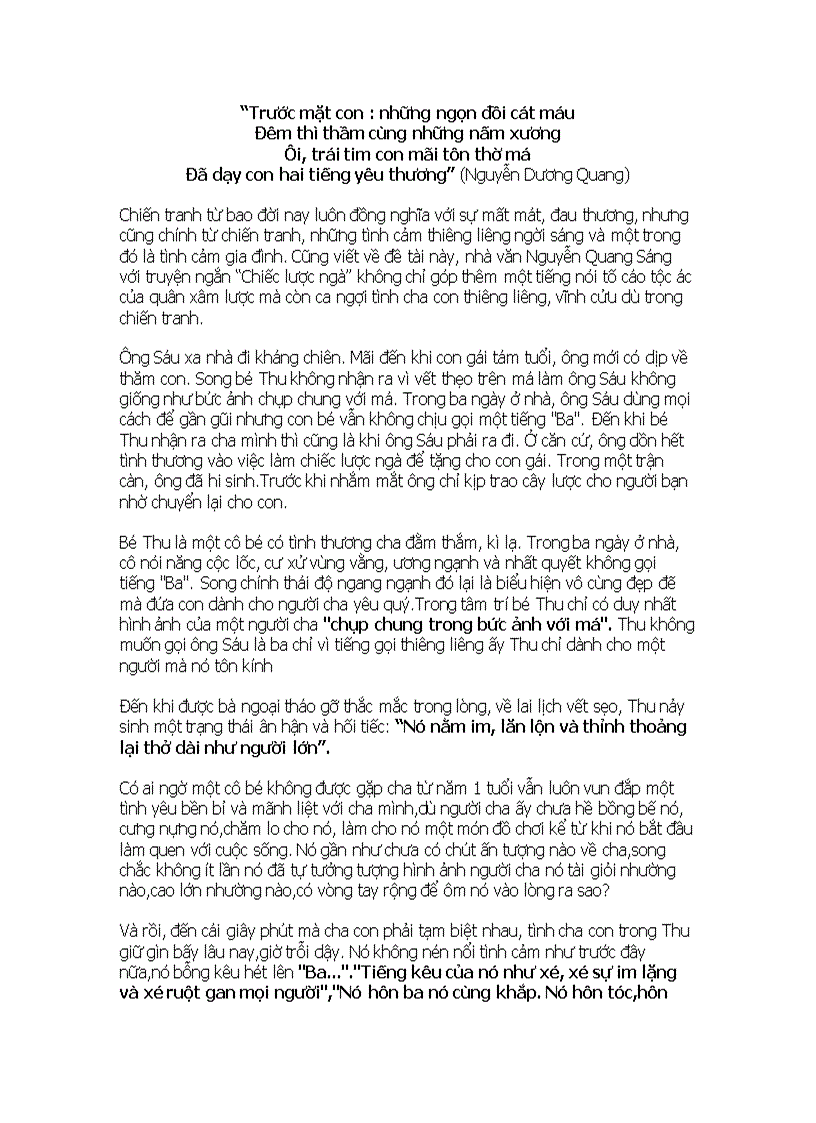 image for page Tình cha con trong Chiếc lược ngà